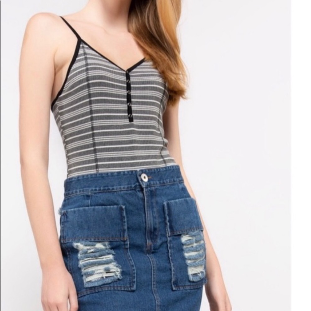 NEW POL Denim skirt size S. NEW - Picture 3 of 6